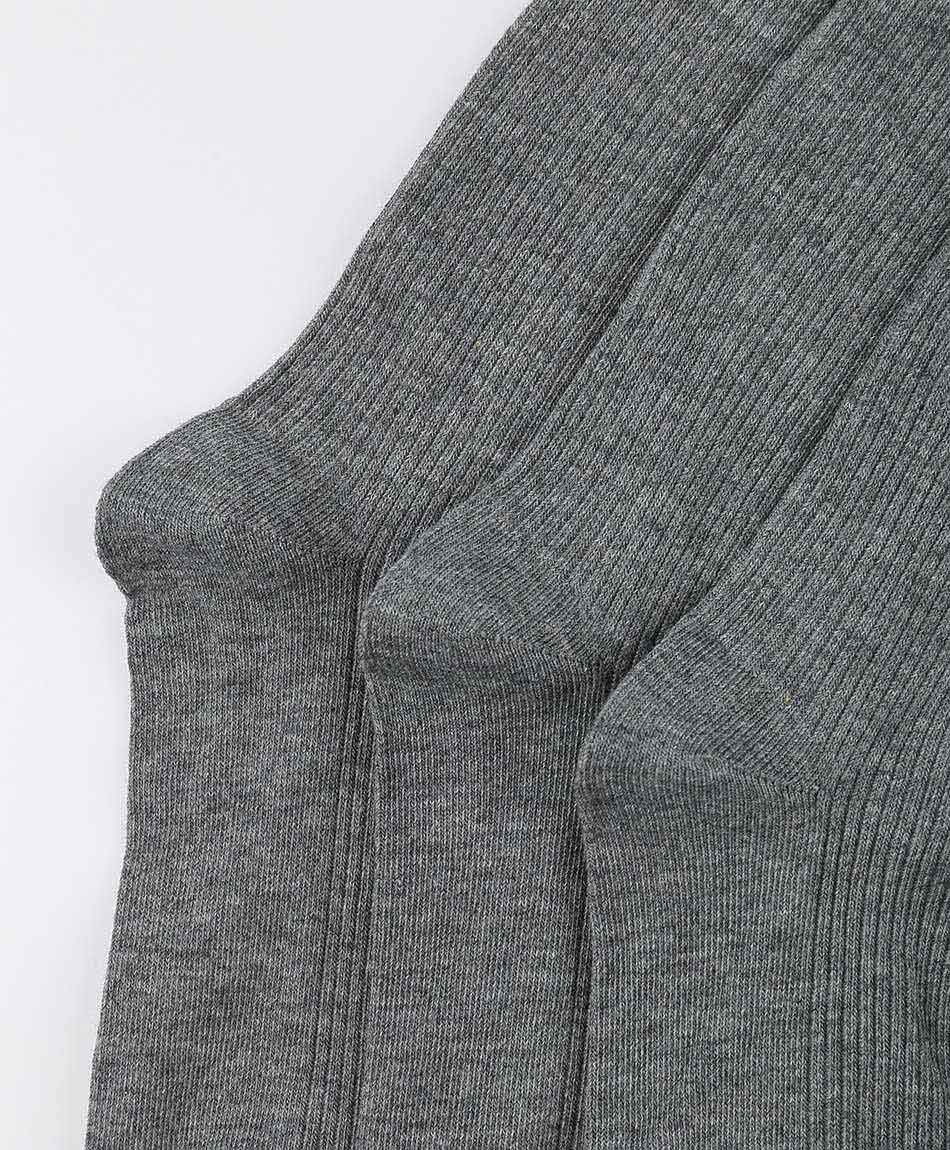 Pack 3 medias escolar largo gris