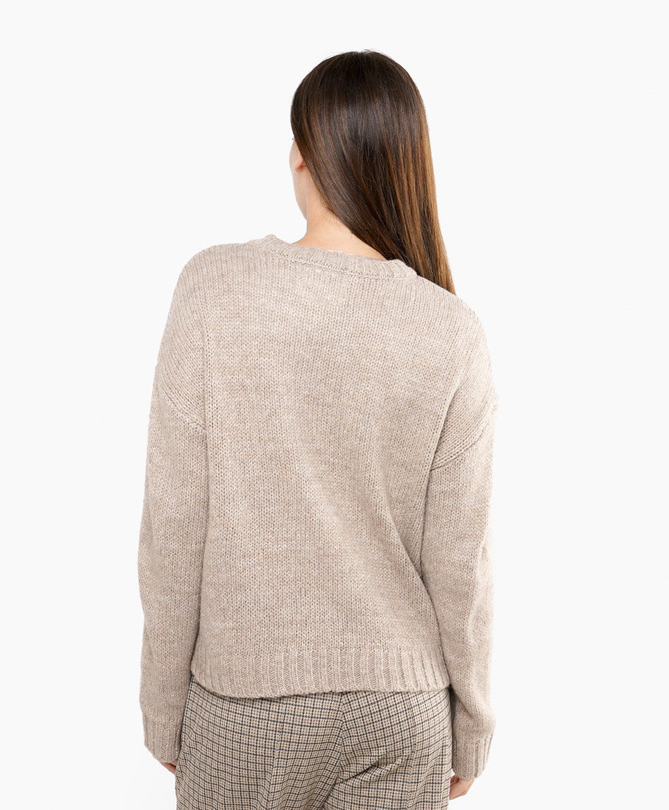 Sweater mujer melange blue