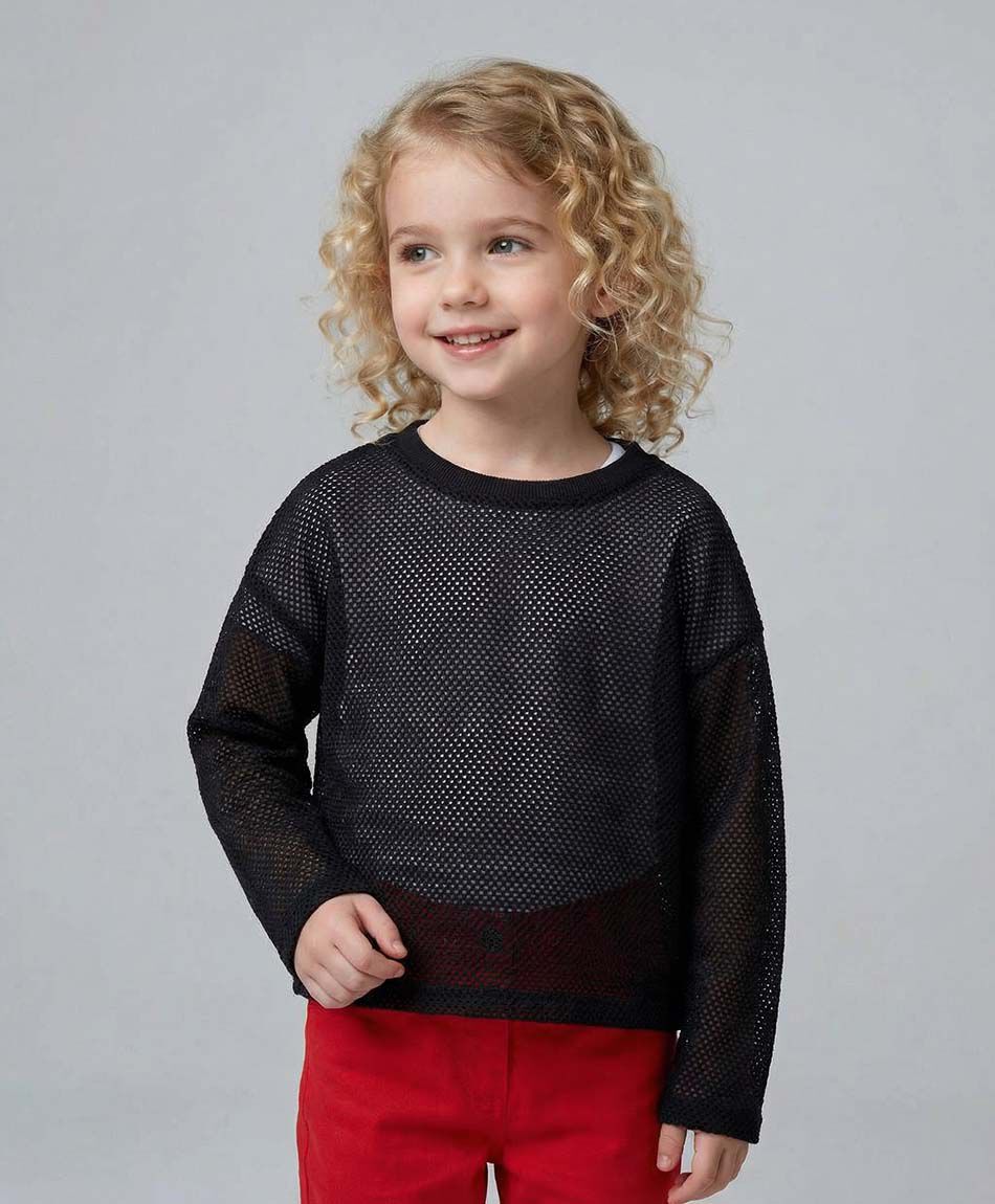 Remera ni&ntilde;a malla