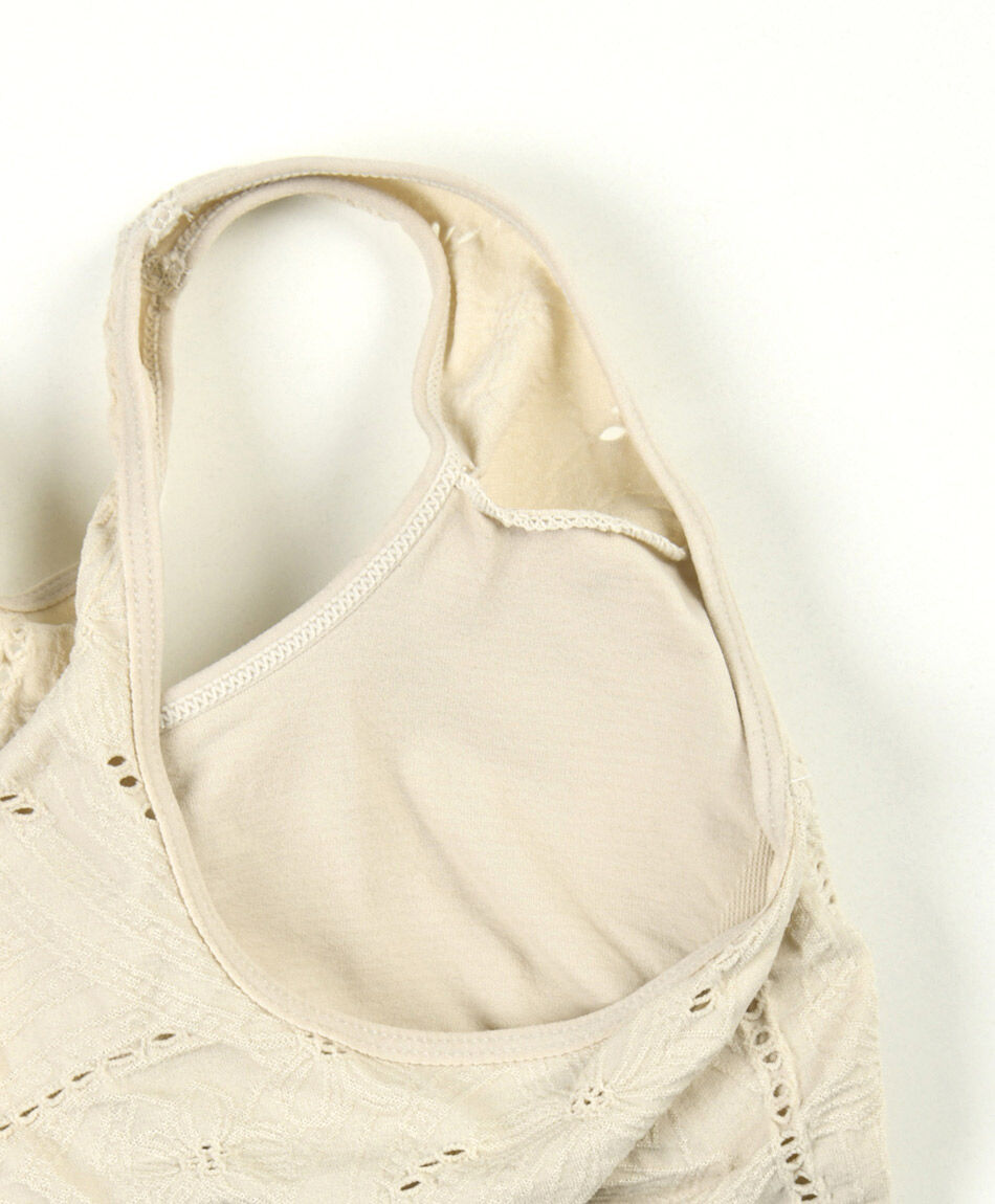 Top mujer seamless calado
