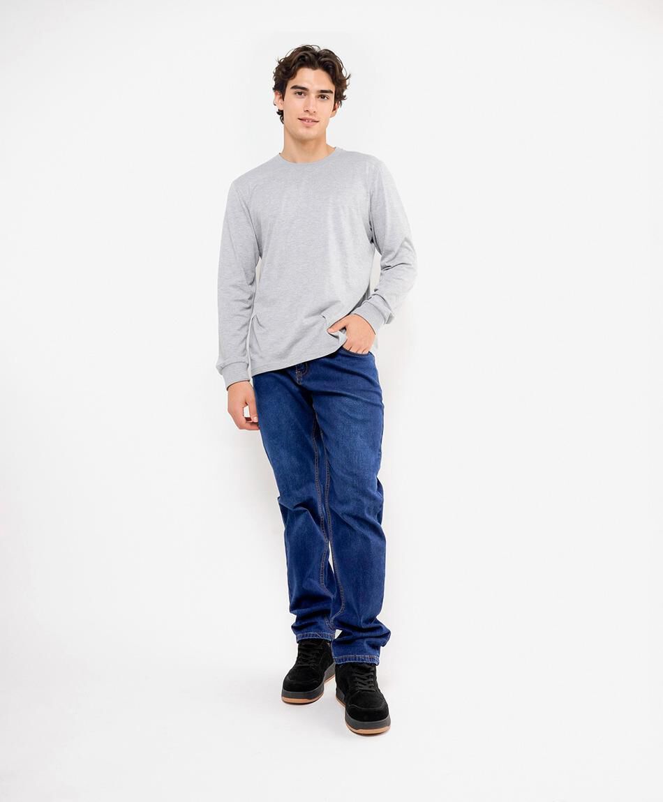 Jeans hombre desgastado slim fit