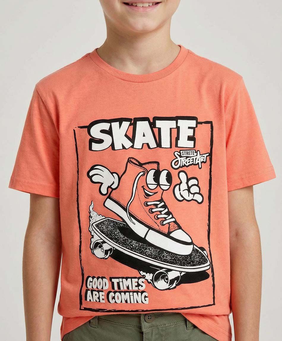 Remera ni&ntilde;o skate good times