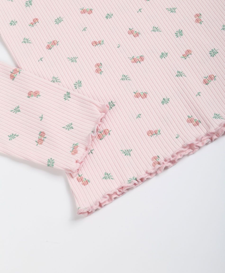 Remera ni&ntilde;a cereza pink