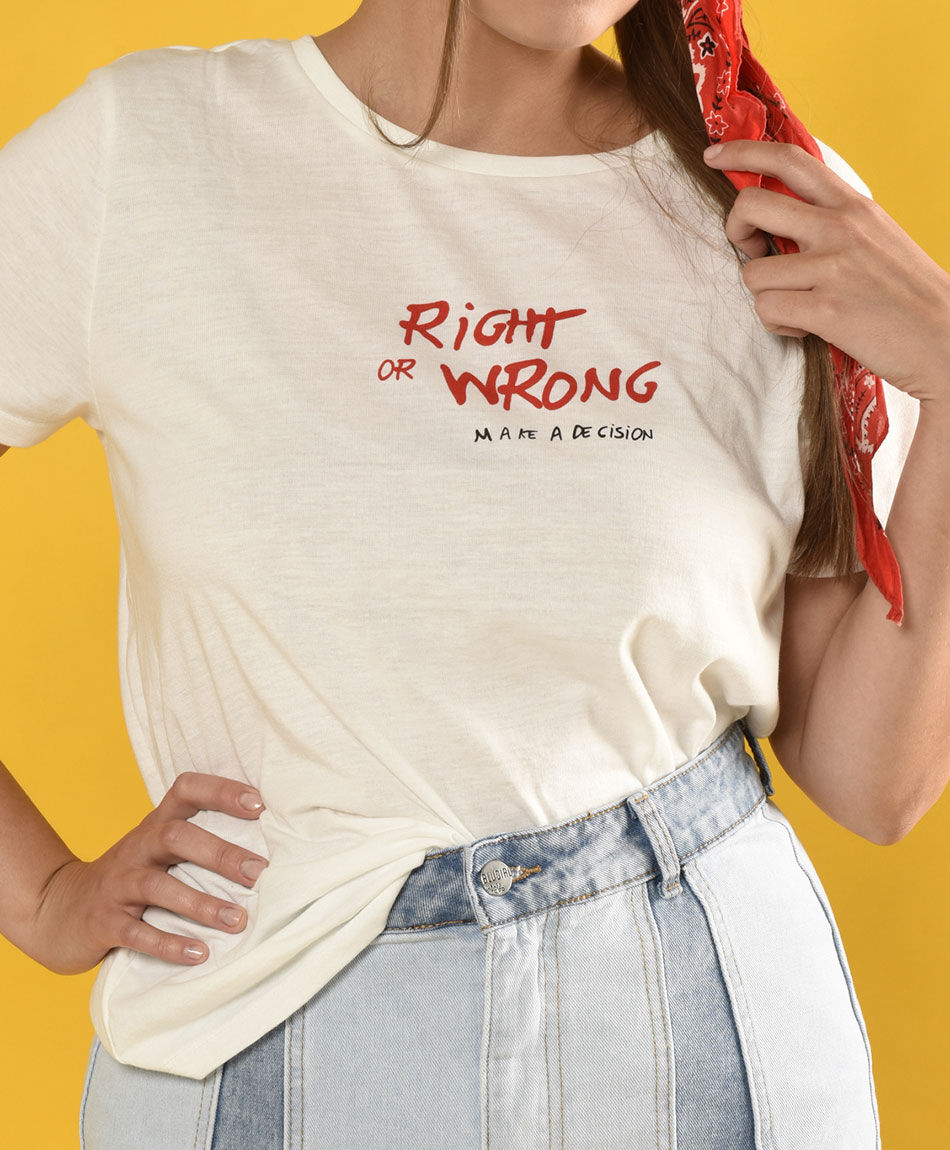 Polera estampada