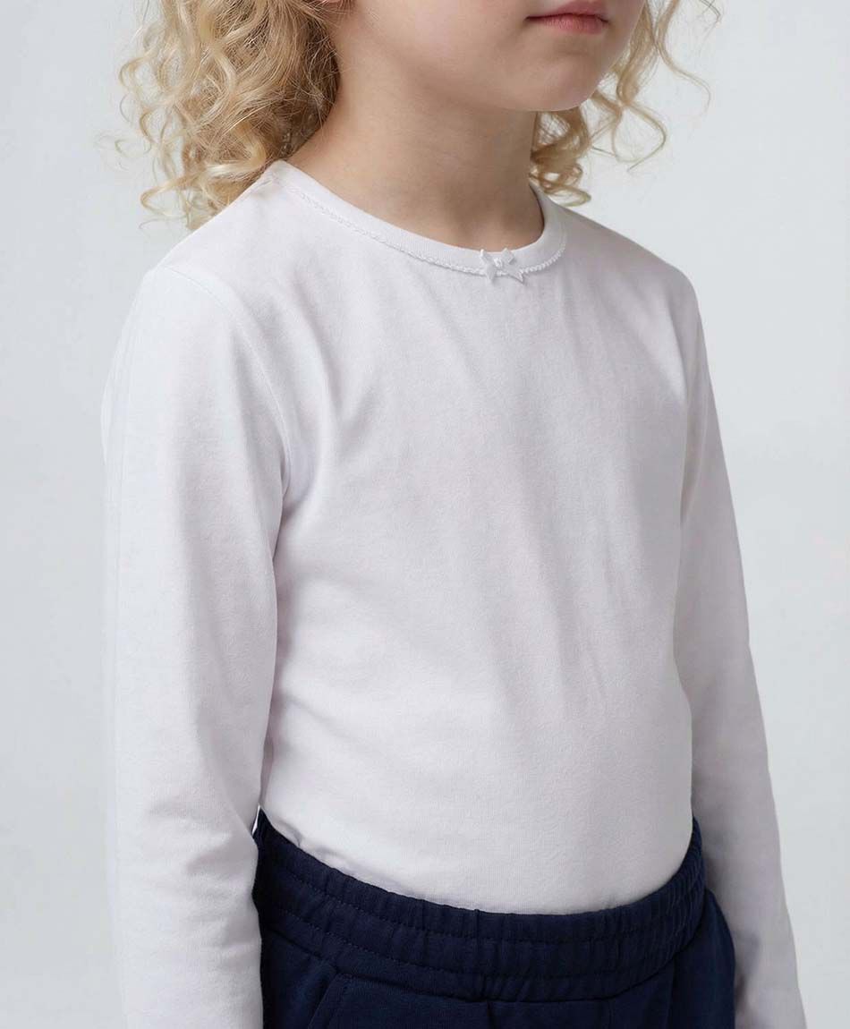 Camiseta escolar algod&oacute;n ni&ntilde;a