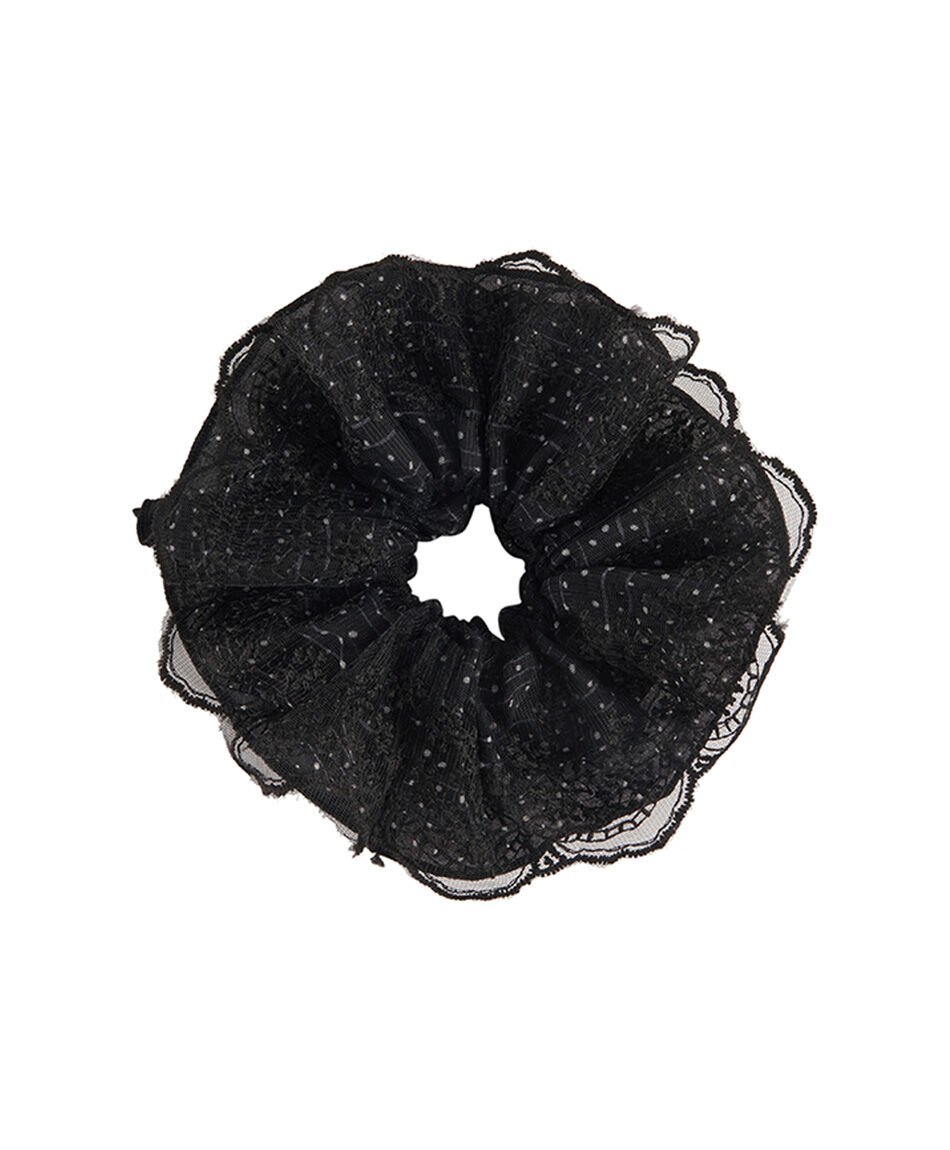 Scrunchie mujer grande encaje