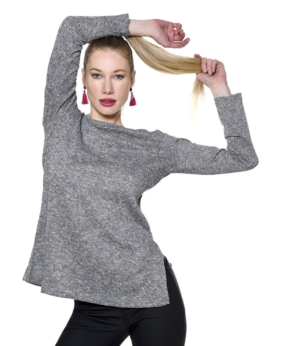Polera canale lanosa