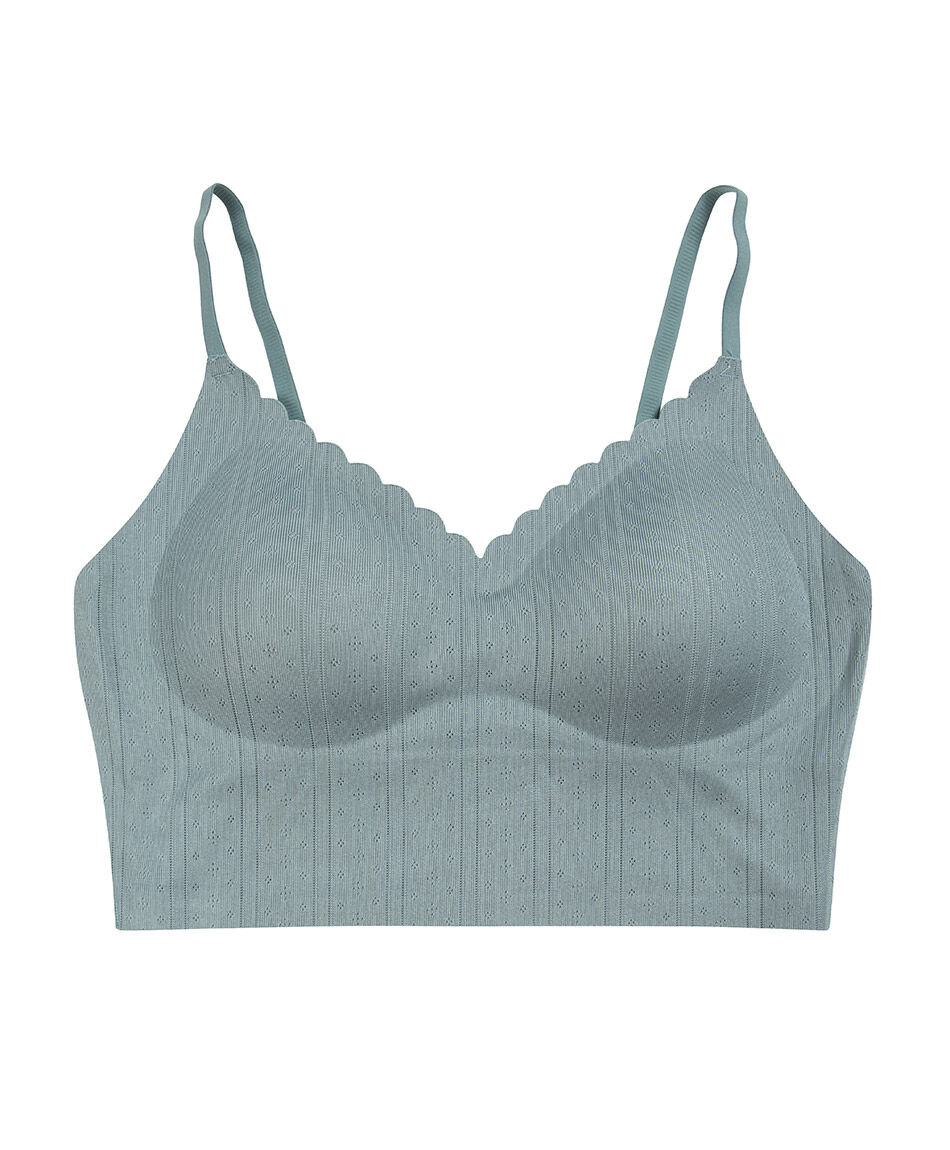 Bralette mujer seamless jacquard