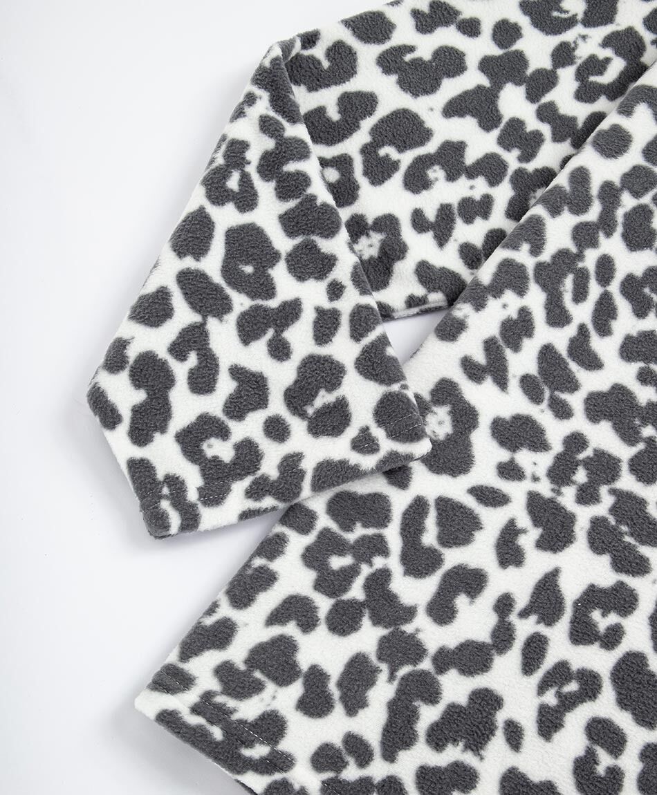 Pijama mujer polar animal print