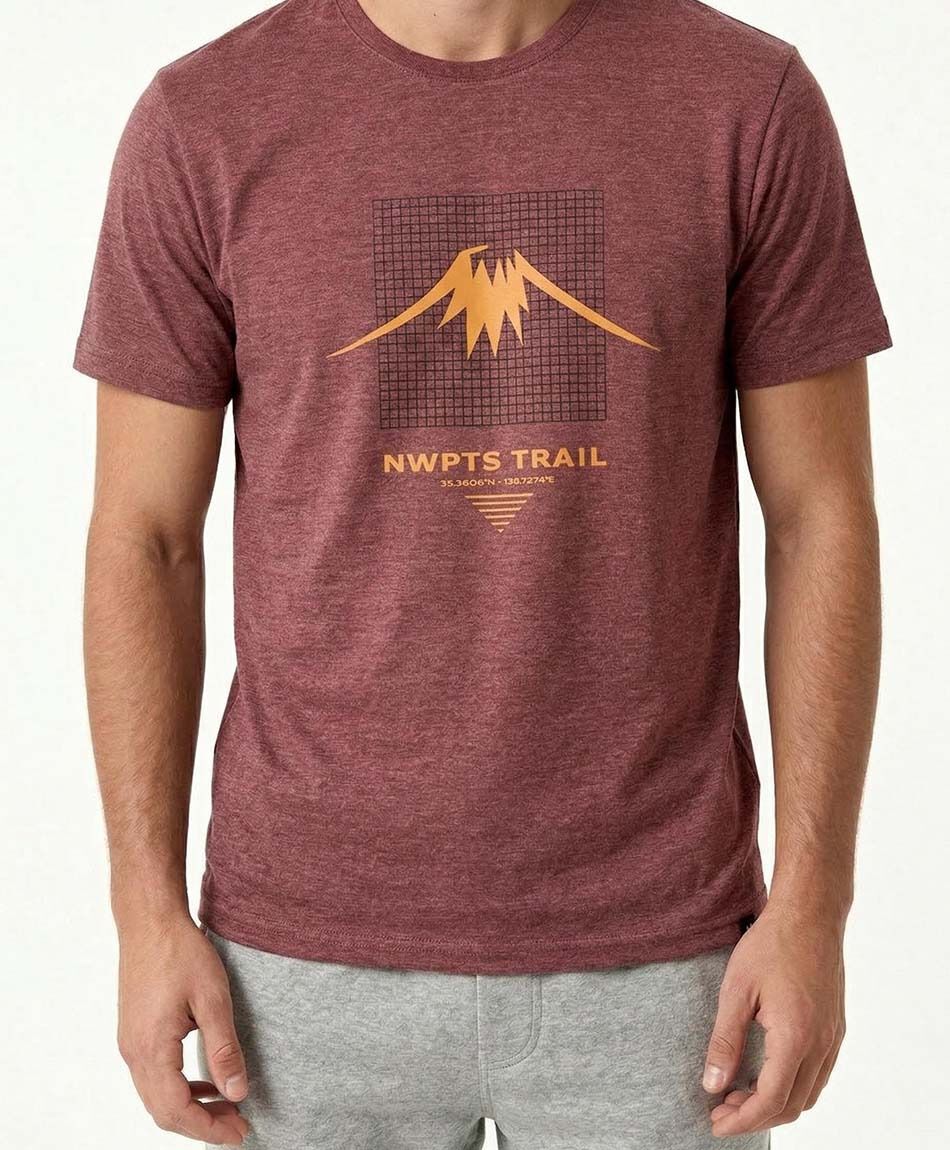 Remera deportiva hombre trail
