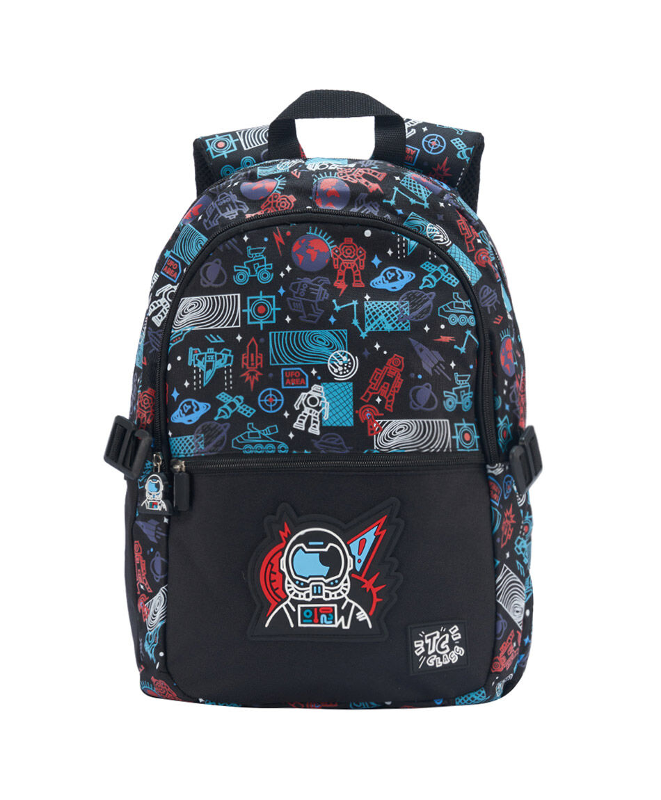 Pack mochila y accesorios escolar space