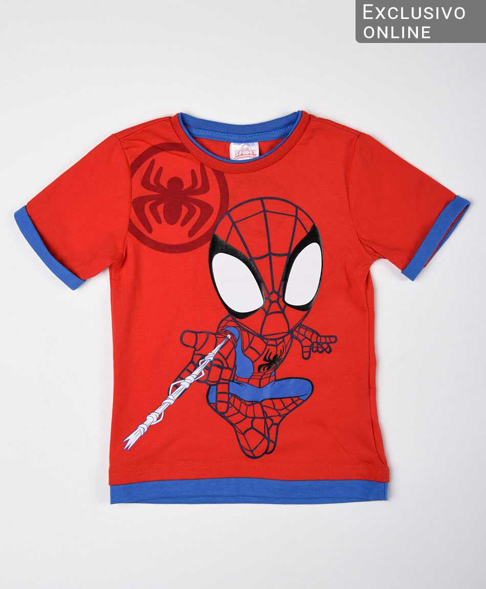 Polera beb&eacute; spiderman animado