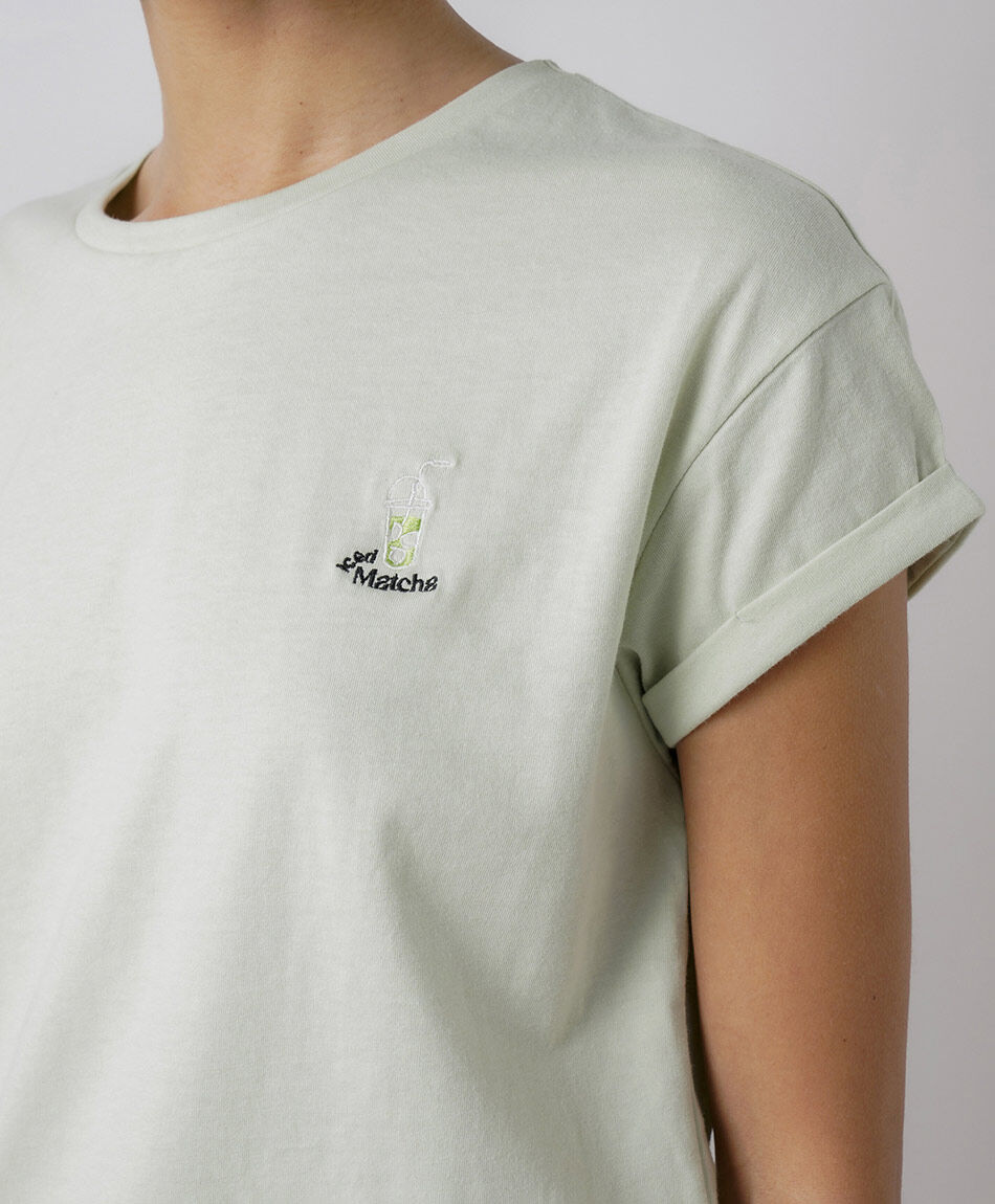 Remera mujer iced matcha