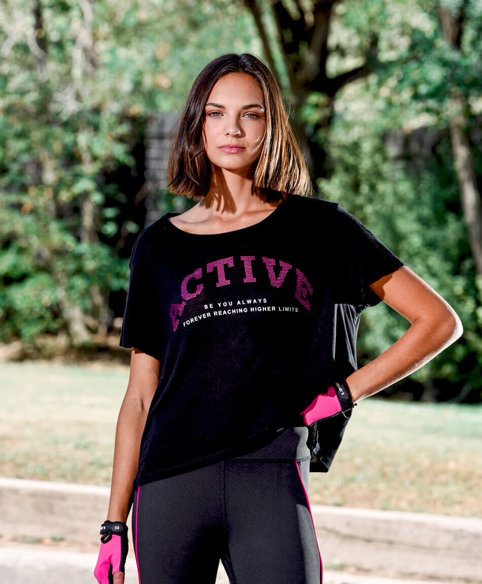 Remera deportiva mujer active always