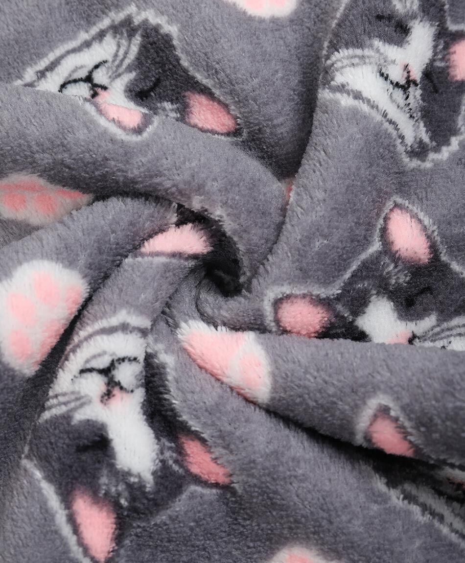 Pack pijama + calcetines gatitos rosa
