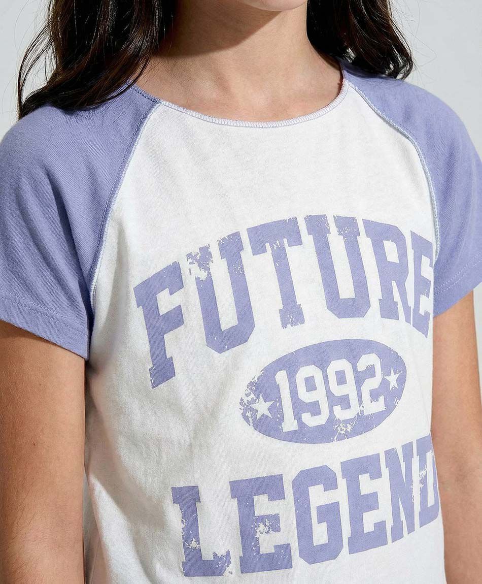 Remera ni&ntilde;a future legend azul