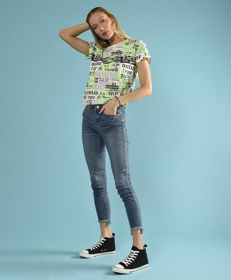 Jeans desflecado