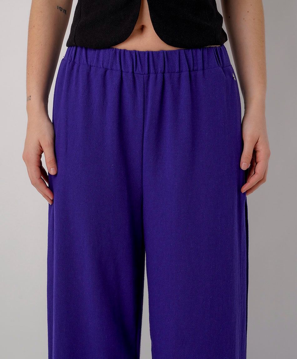 Pantal&oacute;n mujer lino color