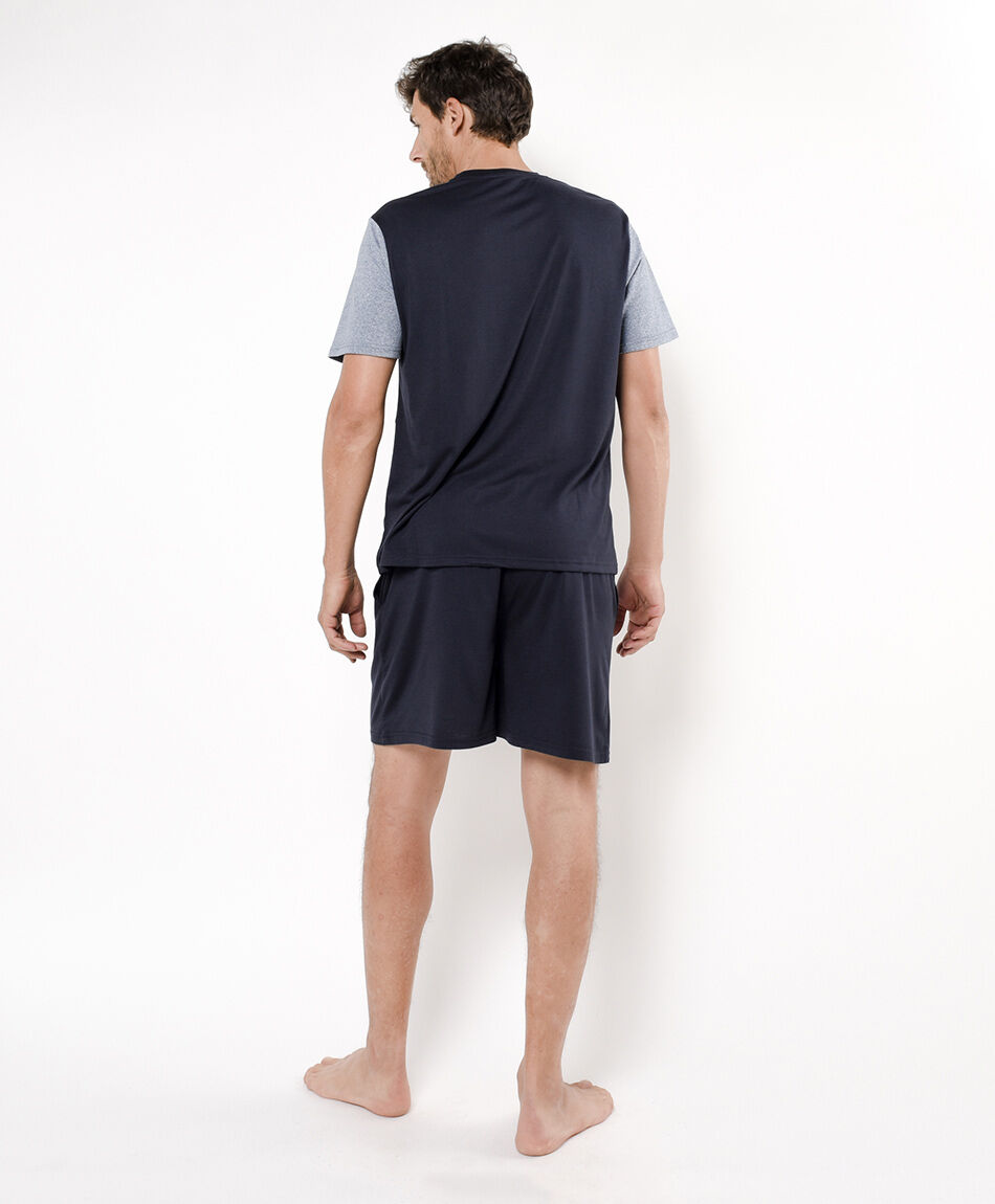 Pijama hombre tricolor