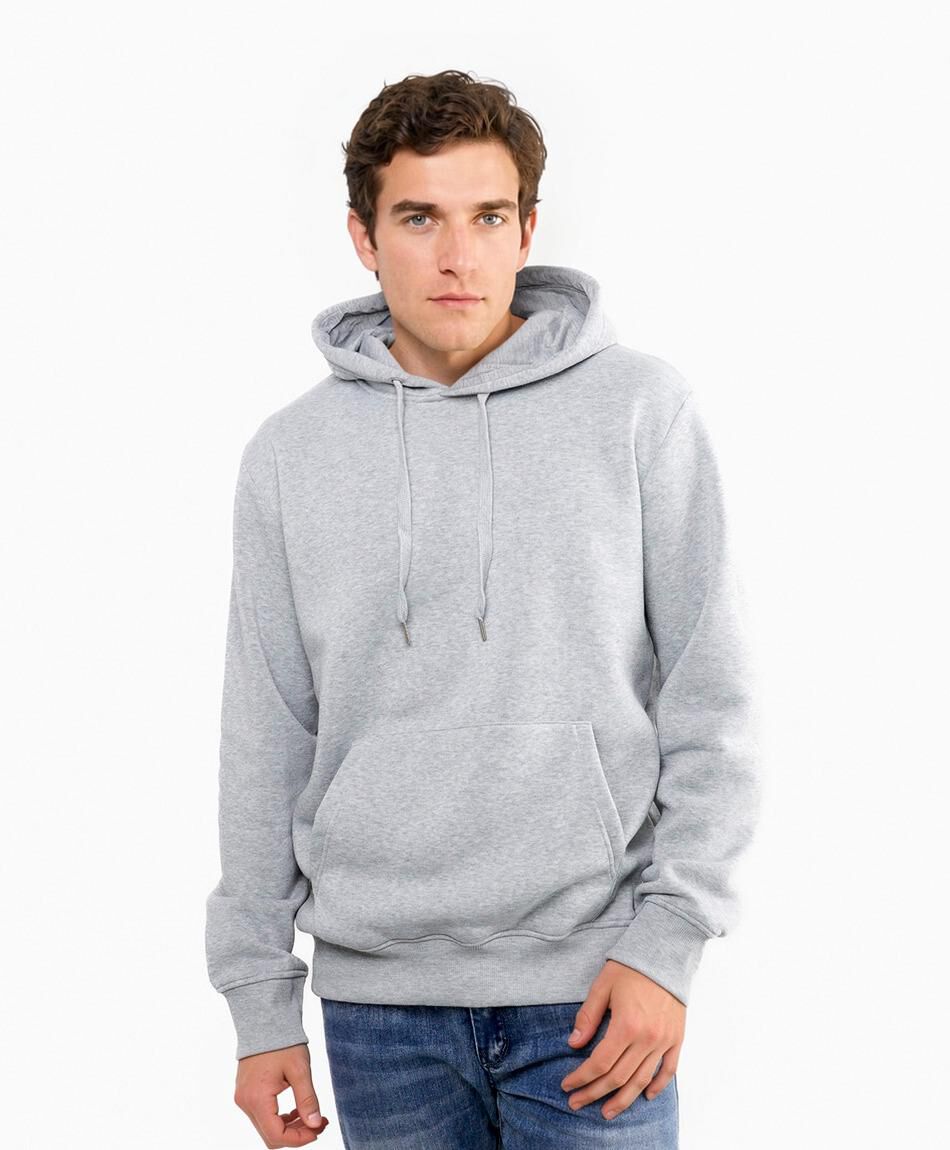 Buzo hombre liso grey