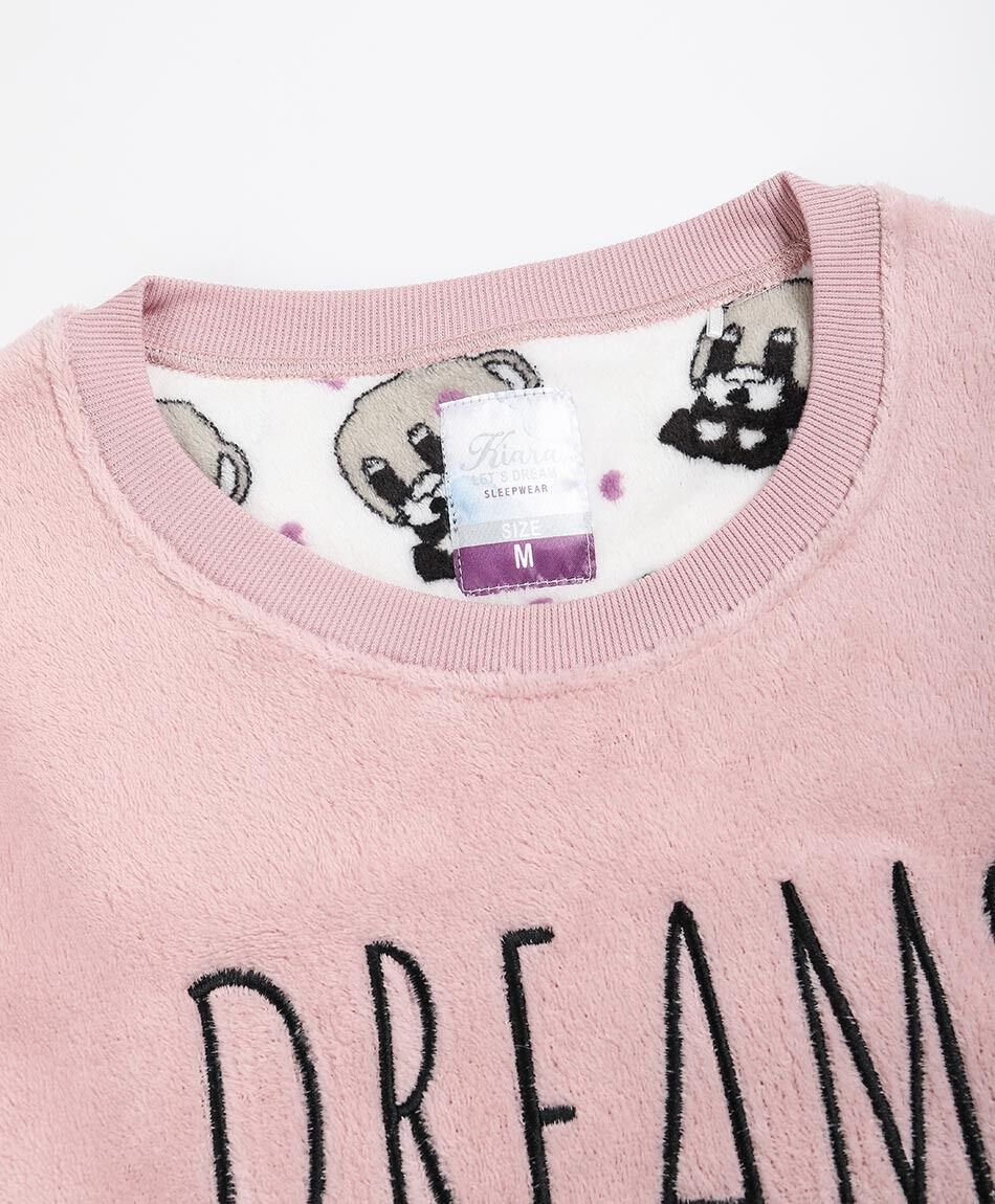 Pack pijama + calcetines mujer polar dog