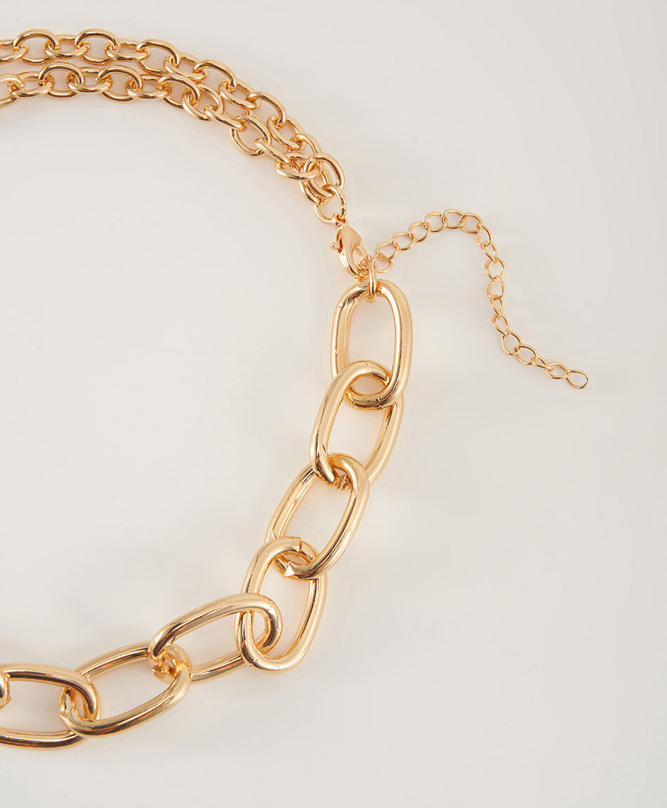 Collar mujer mix cadenas