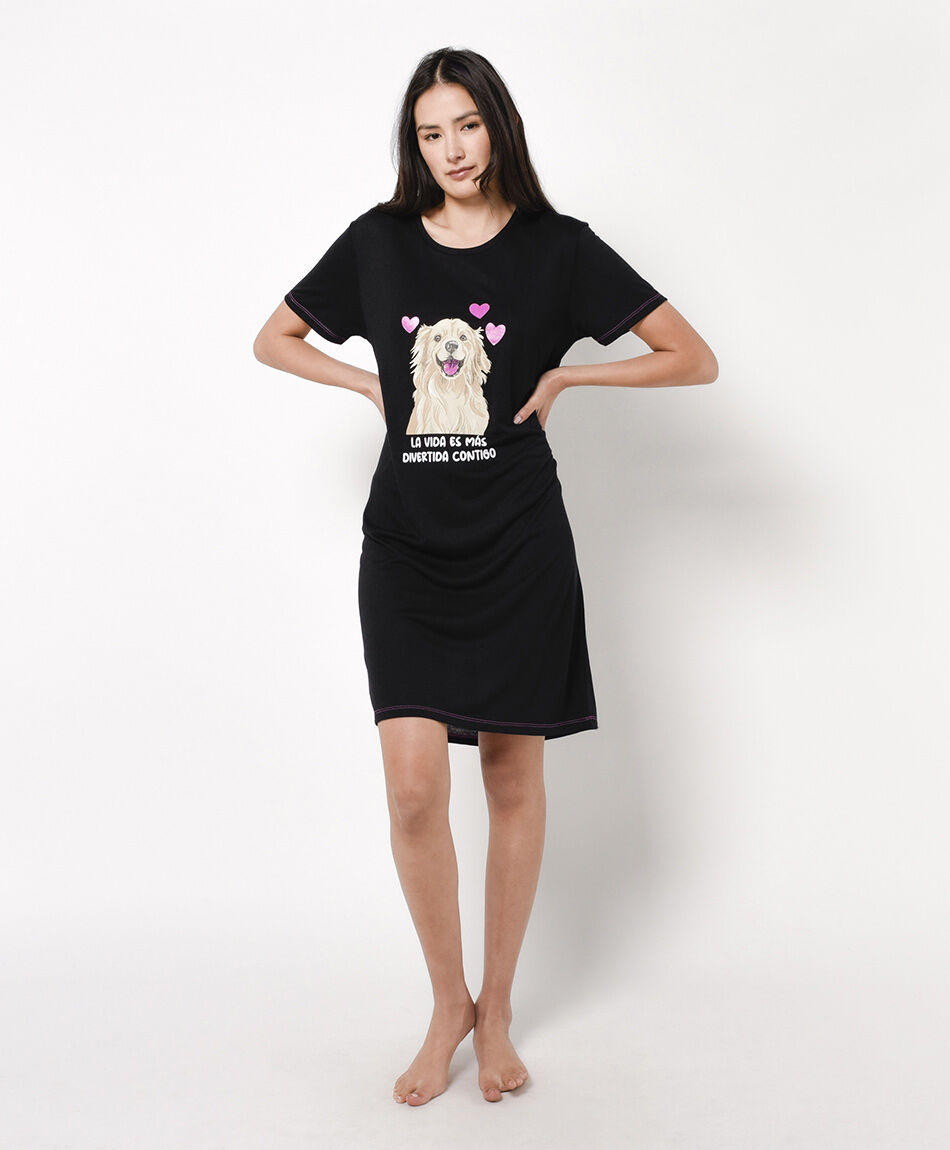 Camison mujer perrito