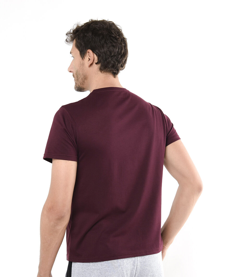 Remera deportiva hombre print mundo