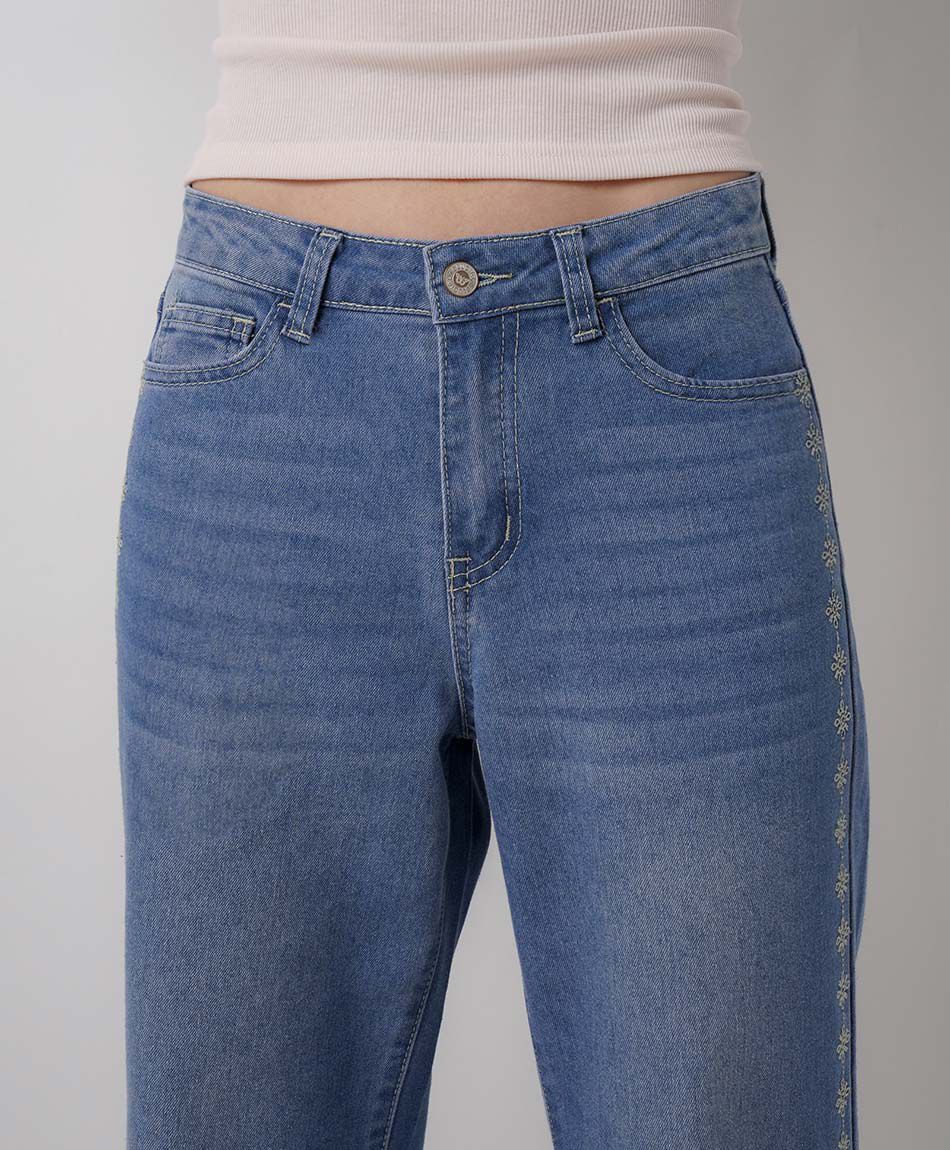 Jeans mujer wide leg
