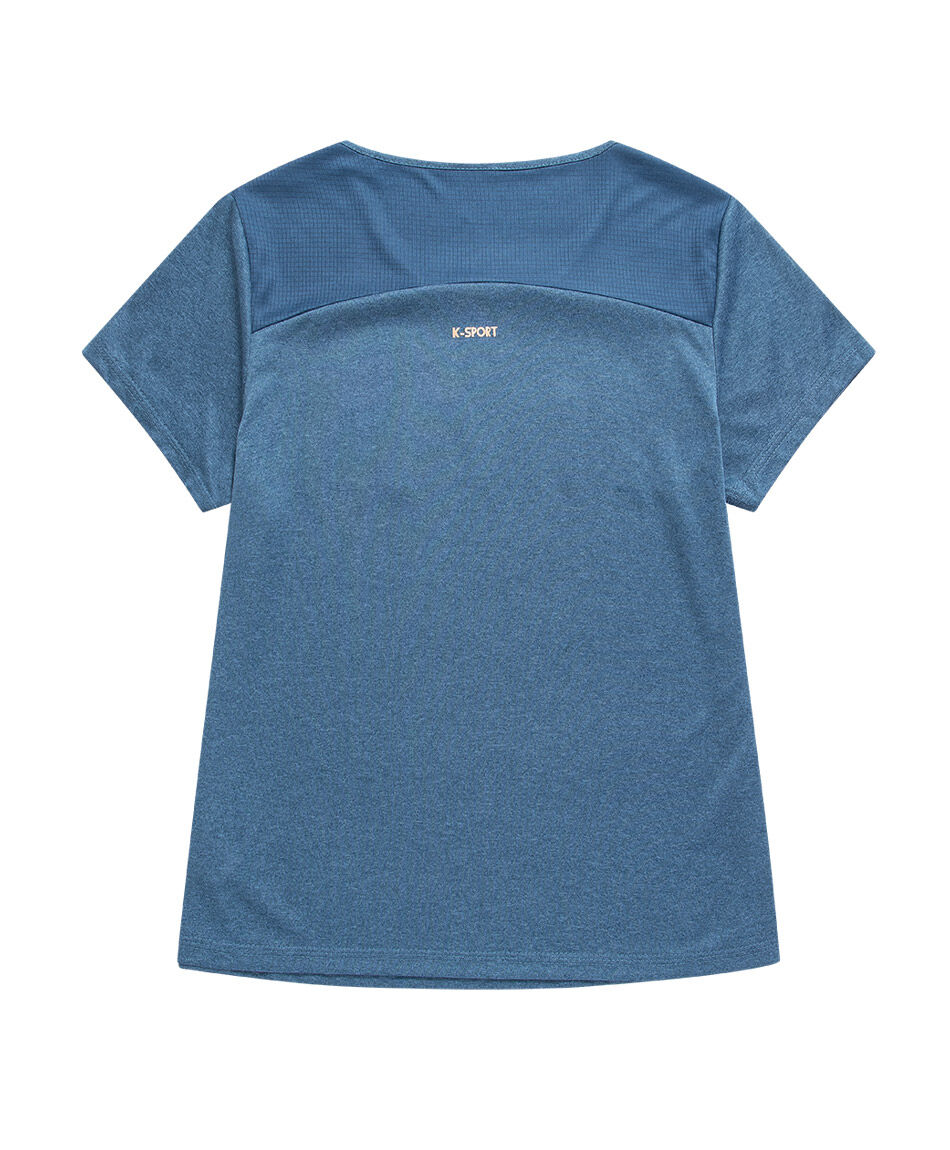 Remera deportiva mujer live blue
