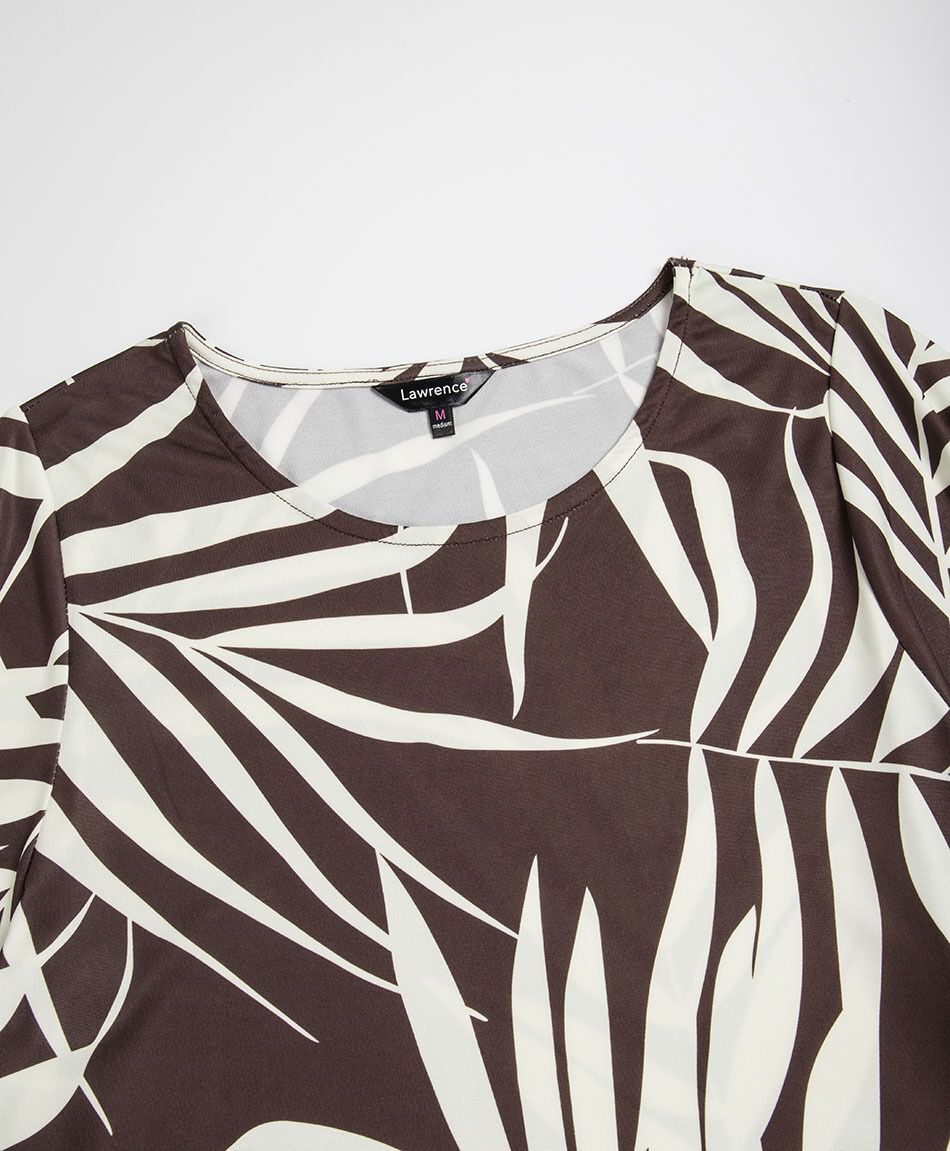 Remera mujer hojas