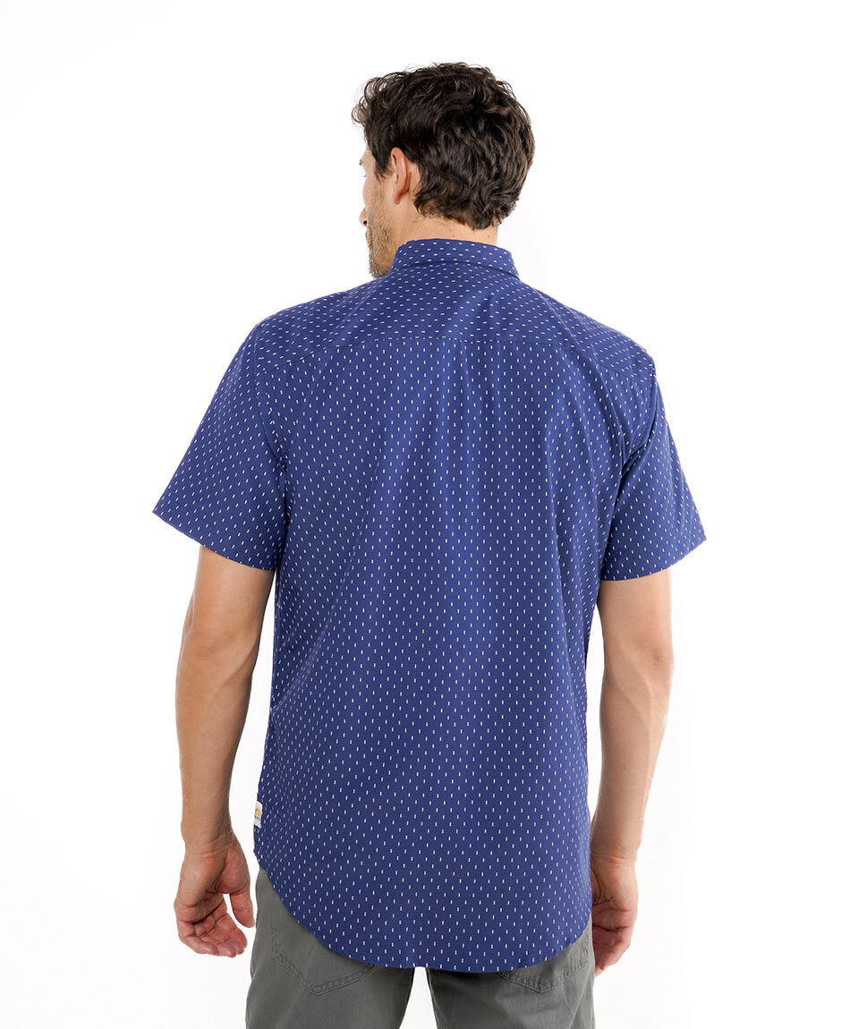 Camisa hombre mezclilla biker