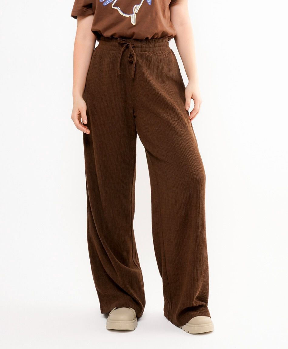 Pantal&oacute;n mujer recto liviano