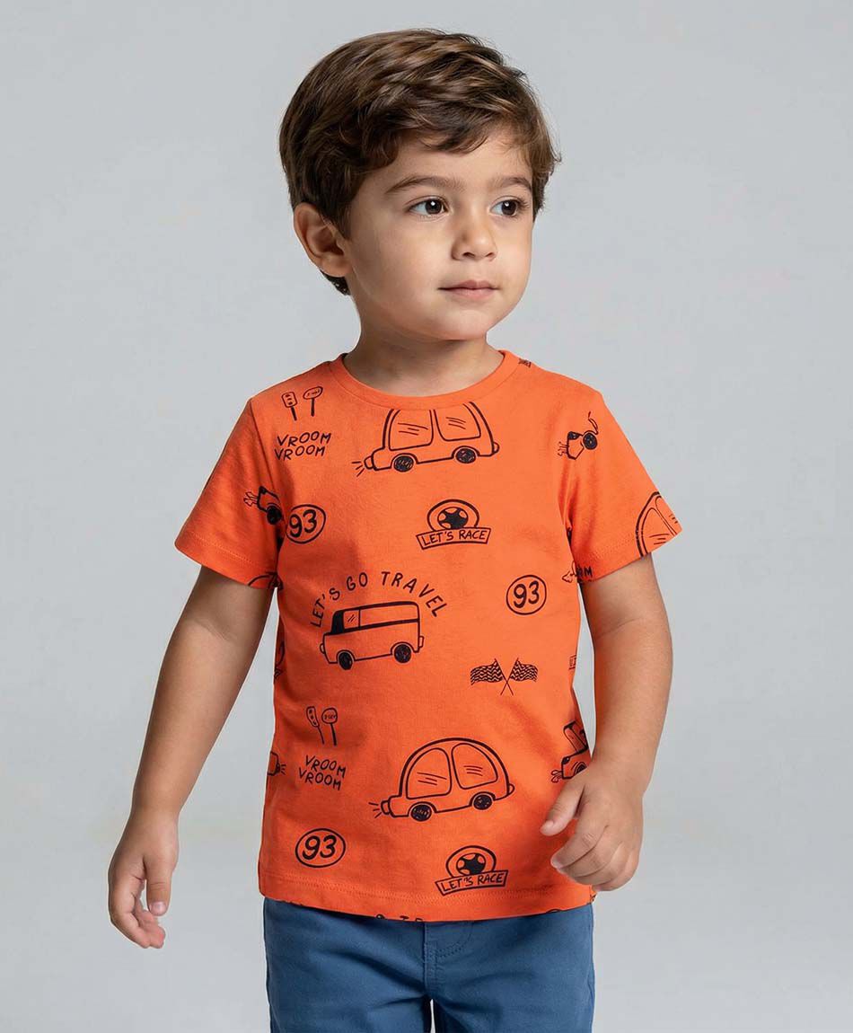 Remera beb&eacute; autos