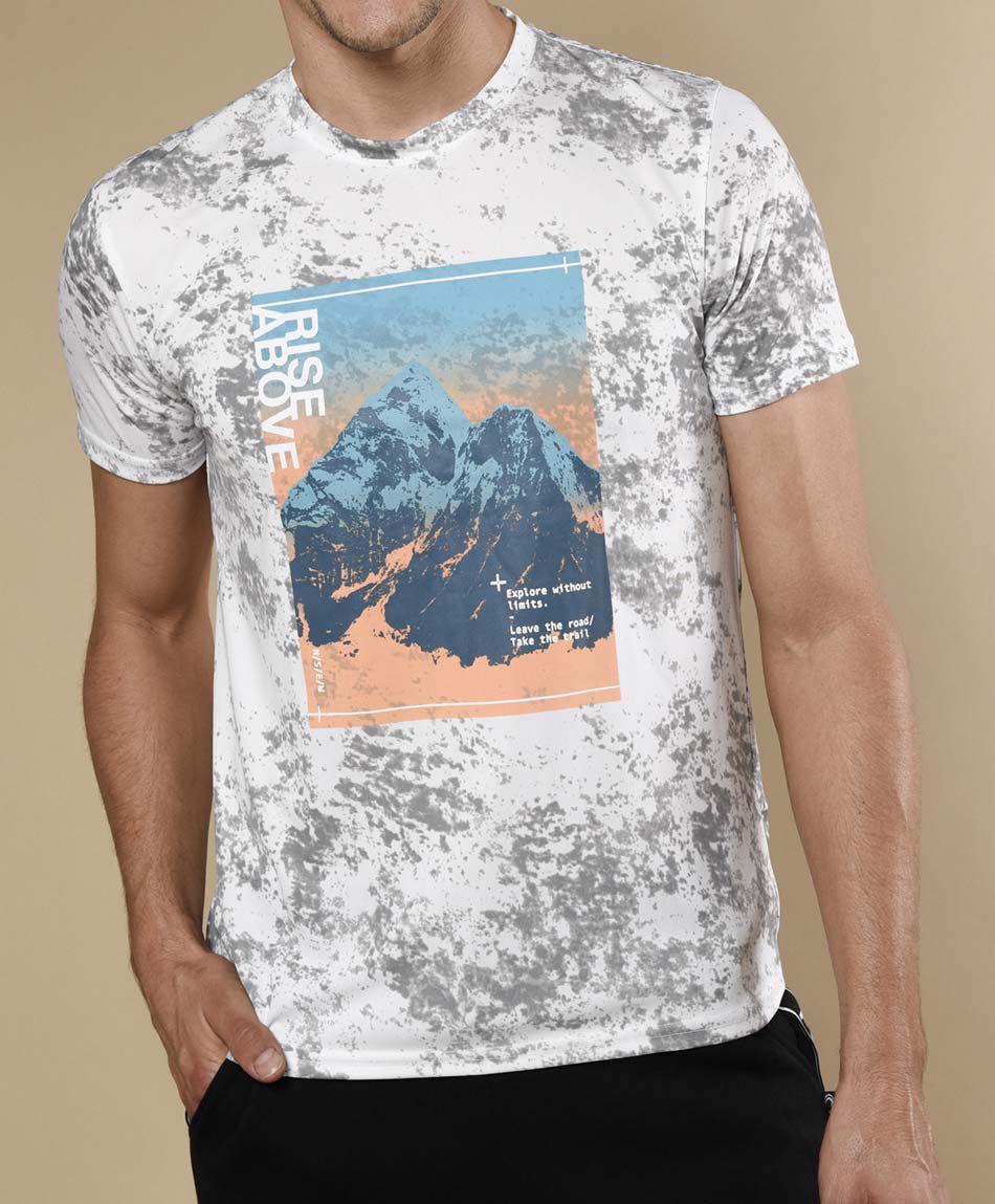 Polera deportiva manga corta cuello redondo