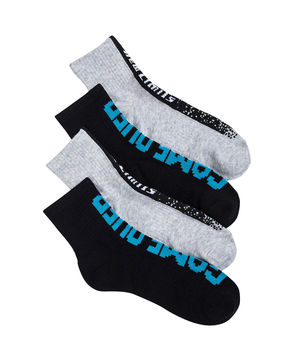 Pack 2 medias ni&ntilde;o gamer