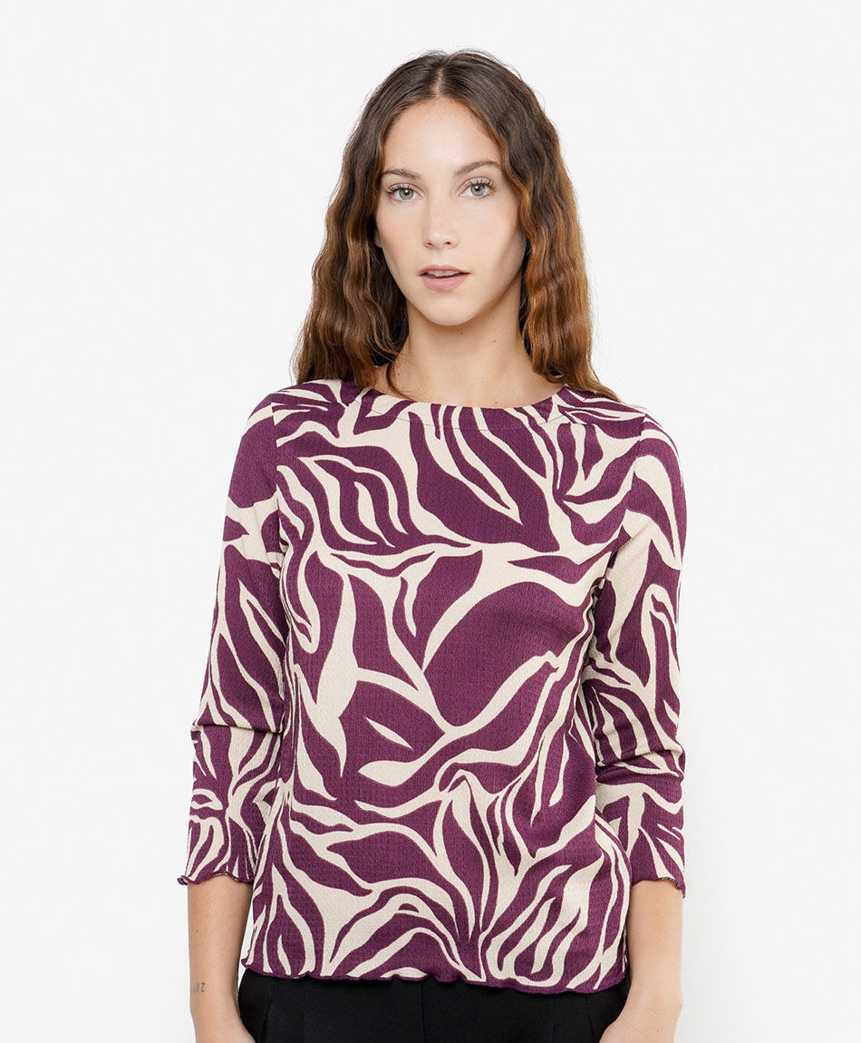 Remera mujer estampada