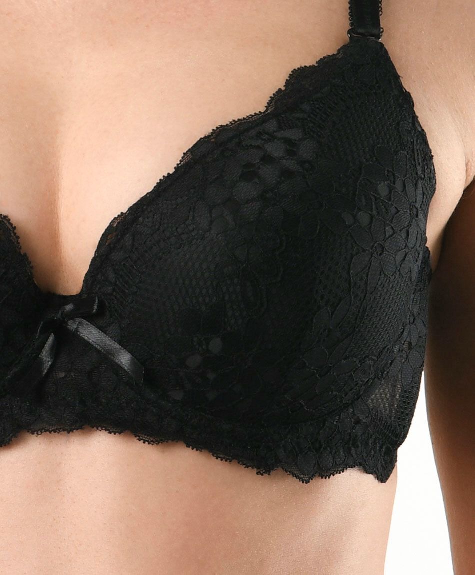 Corpi&ntilde;o mujer encaje push up