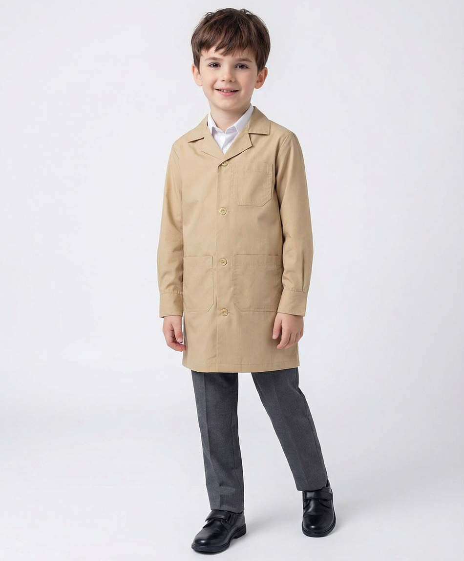 Cotona escolar caf&eacute;