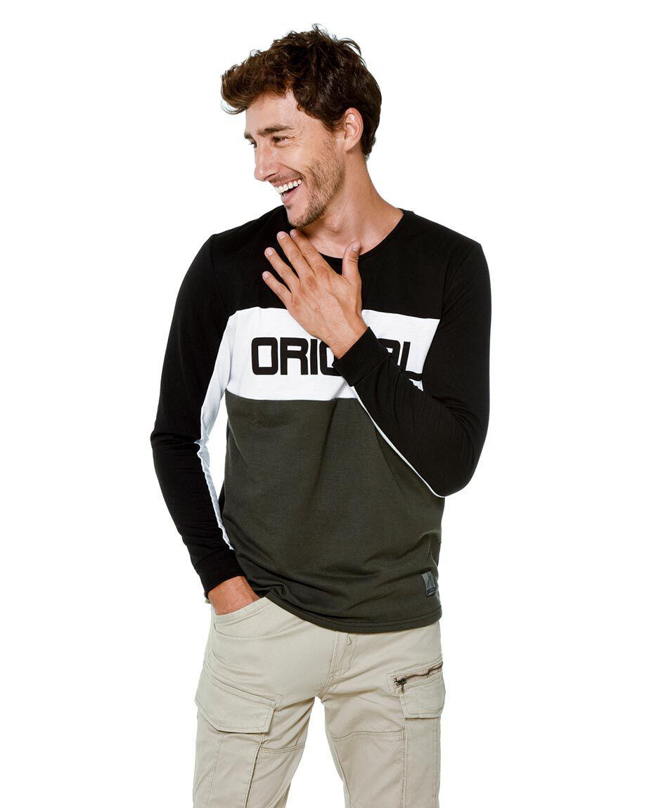 Polera manga larga
