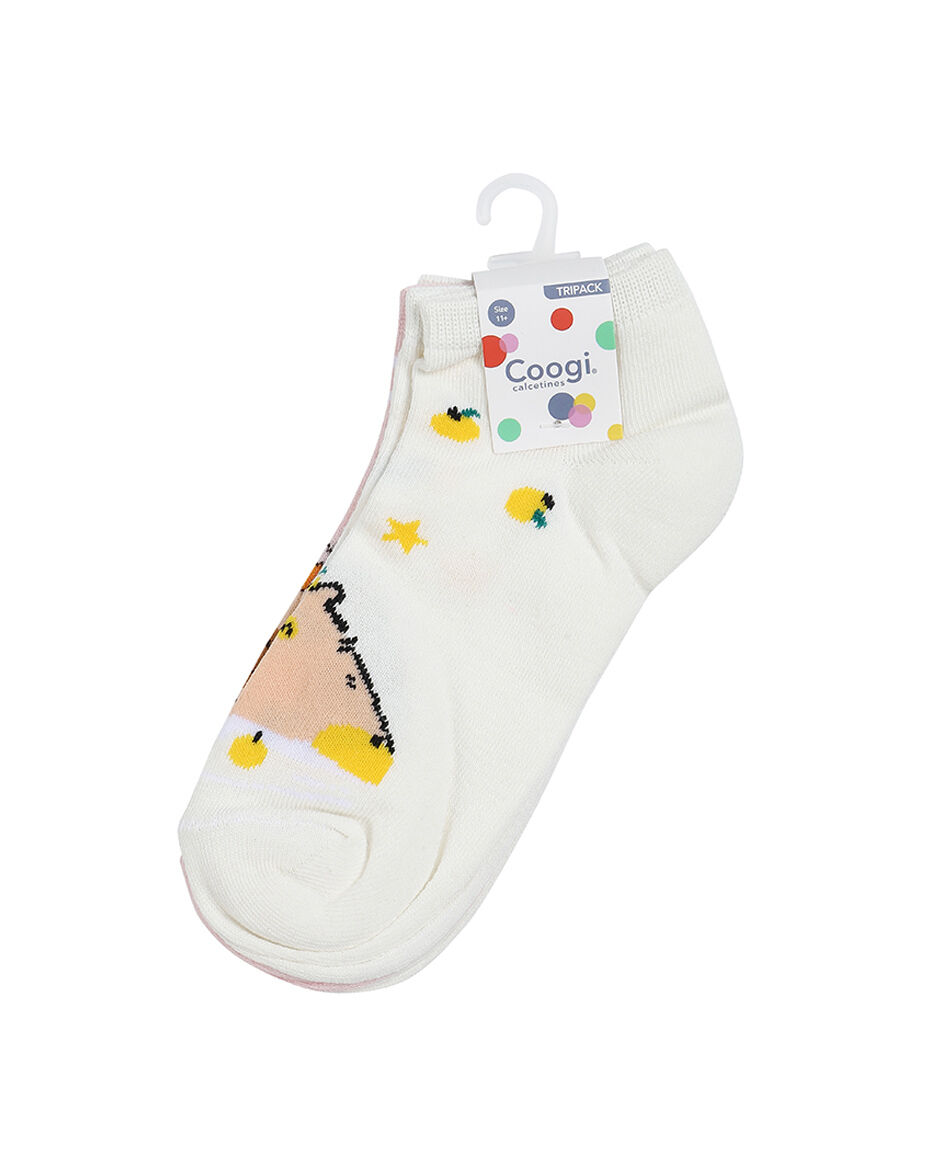 Pack 3 calcetines ni&ntilde;a colores