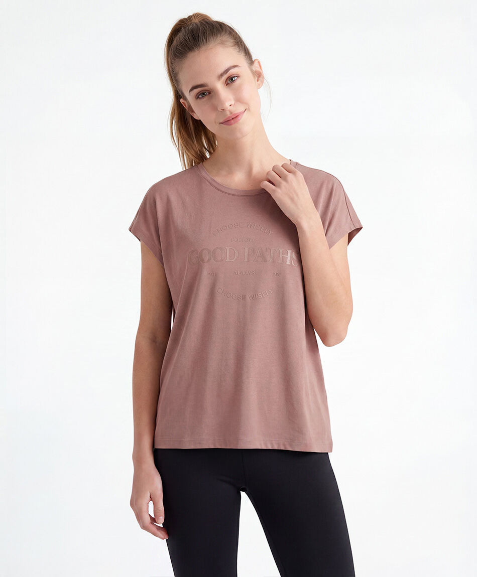 Remera deportiva mujer frase