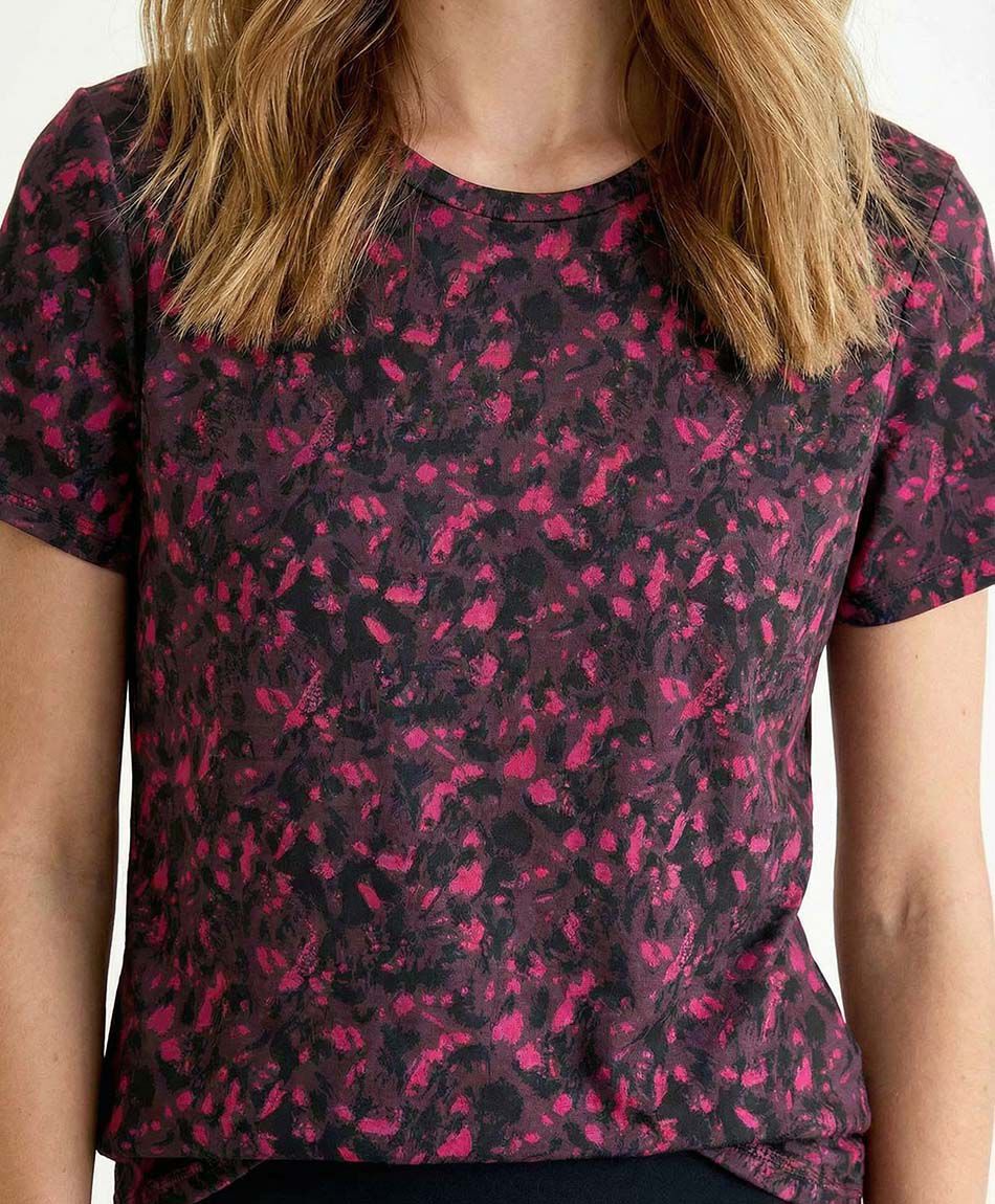 Remera deportiva mujer run pink