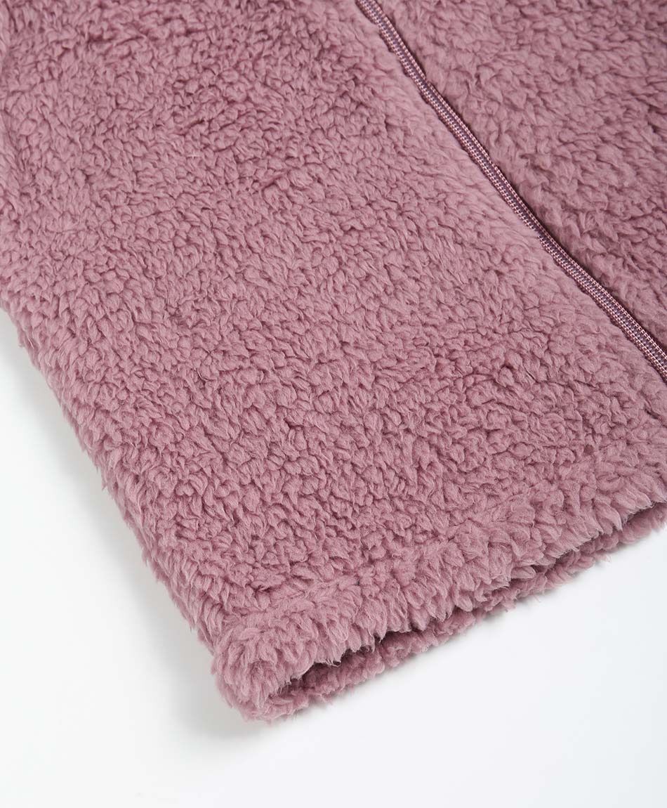 Buzo beb&eacute; vest chiporro sin mangas pink