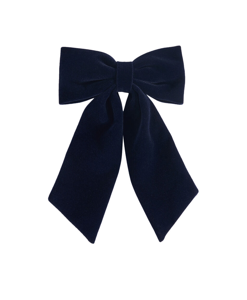 Pinche escolar velvet azul