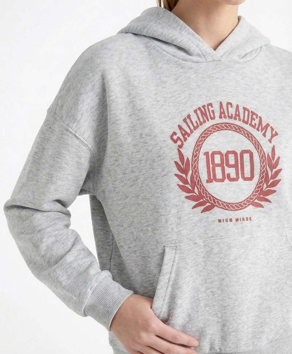 Buzo deportivo mujer 1990 grey