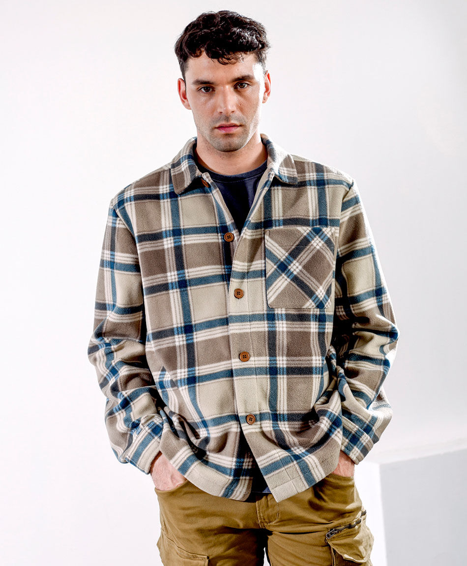 Campera hombre escoc&eacute;s cl&aacute;sica