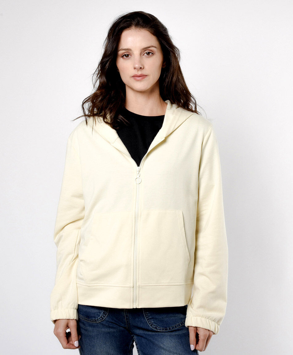 Buzo mujer cl&aacute;sico beige