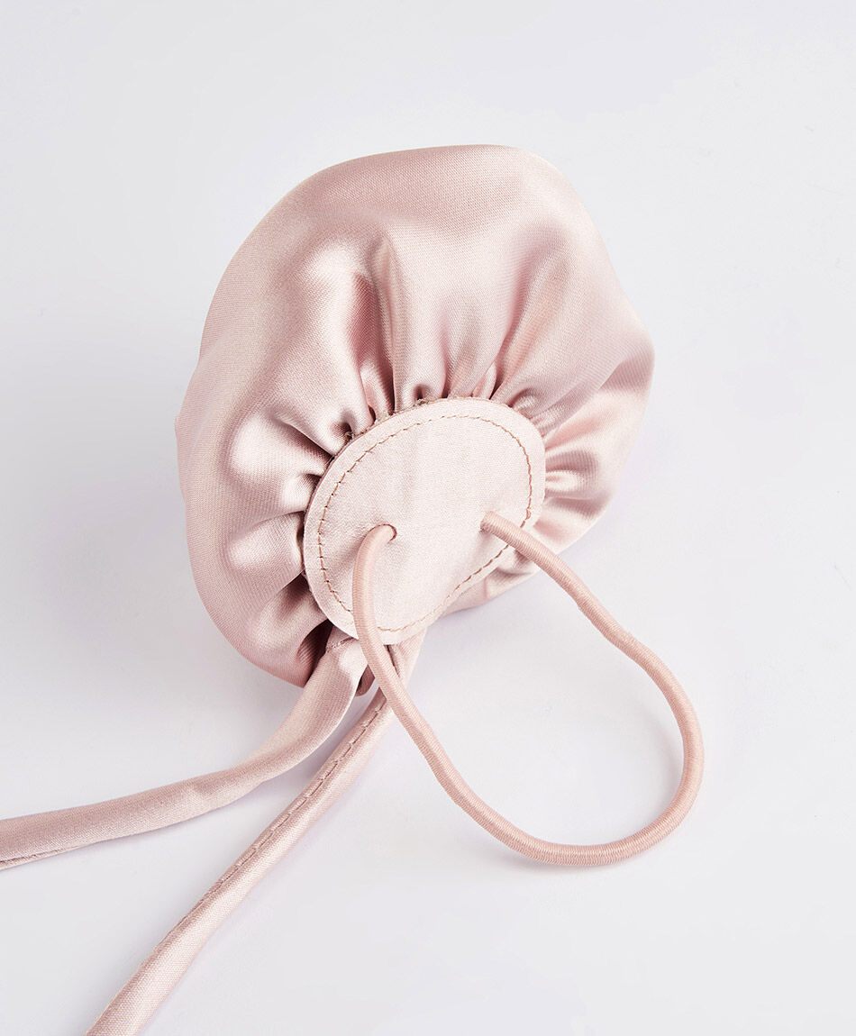 Colet mujer flor rosada