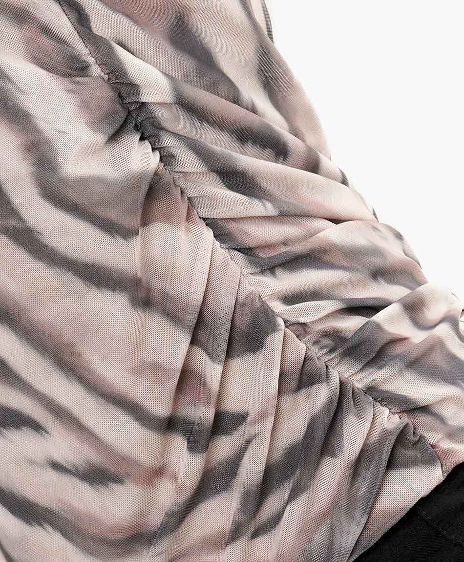 Remera mujer top acinturado